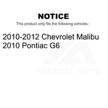 Load image into Gallery viewer, Front Hub Bearing Assembly And Link Kit For Chevrolet Malibu Pontiac G6