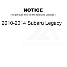 Load image into Gallery viewer, Front Hub Bearing Assembly And Link Kit For 2010-2014 Subaru Legacy