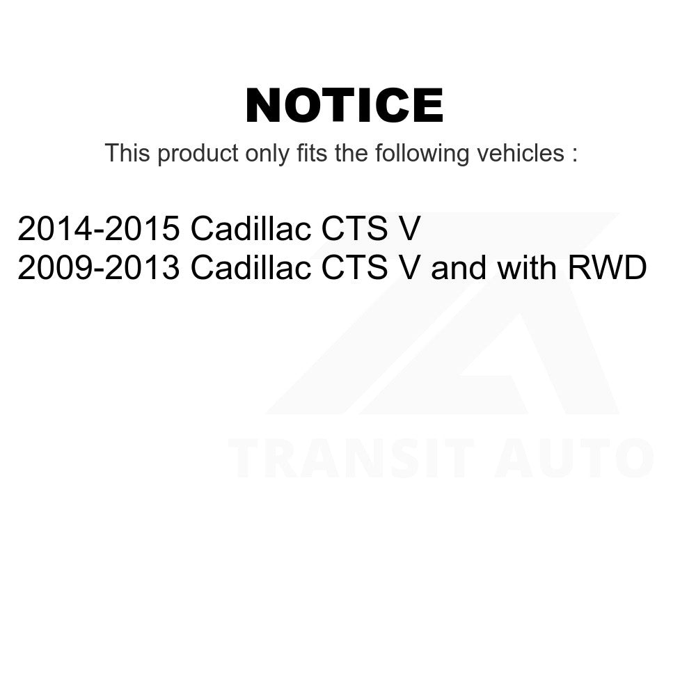 Front Hub Bearing Assembly And Link Kit For Cadillac CTS