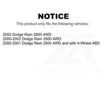 Charger l&#39;image dans la galerie, Front Hub Bearing Assembly And Link Kit For Dodge Ram 2500 3500