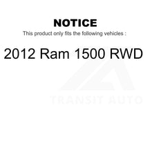 Load image into Gallery viewer, Front Hub Bearing Assembly And Link Kit For 2012 Ram 1500 RWD