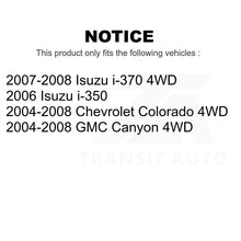 Charger l&#39;image dans la galerie, Front Hub Bearing Assembly And Link Kit For Chevrolet Colorado GMC Canyon Isuzu