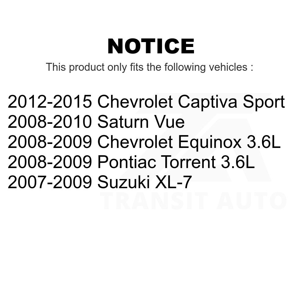 Front Hub Bearing Assembly Link Kit For Chevrolet Saturn Vue Captiva Sport XL-7
