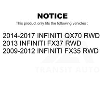 Load image into Gallery viewer, Front Hub Bearing Assembly And Link Kit For Infiniti FX35 QX70 FX37 INFINITI RWD