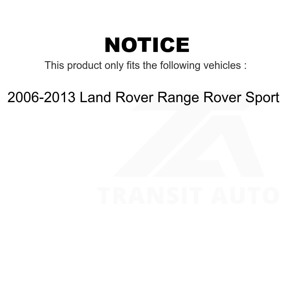 Front Hub Bearing Assembly And Link Kit For 2006-2013 Land Rover Range Sport
