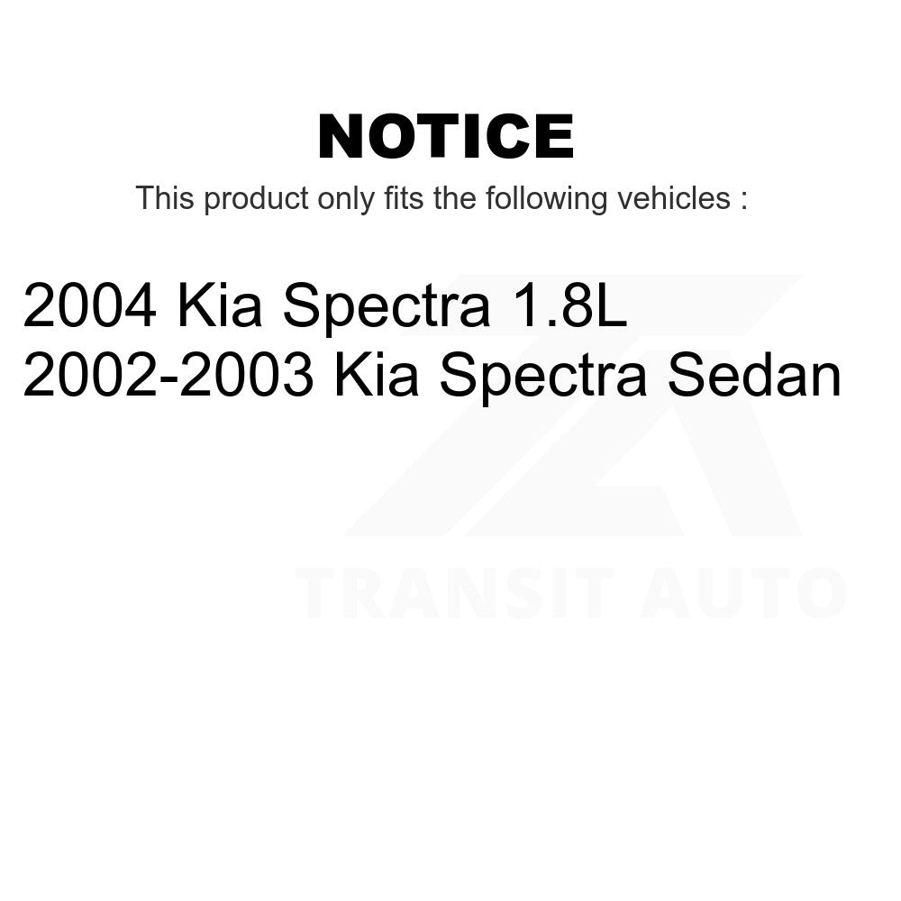 Front Wheel Bearing And Link Kit For Kia Spectra