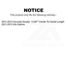 Charger l&#39;image dans la galerie, Front Wheel Bearing And Link Kit For 2011-2012 Hyundai Sonata Kia Optima