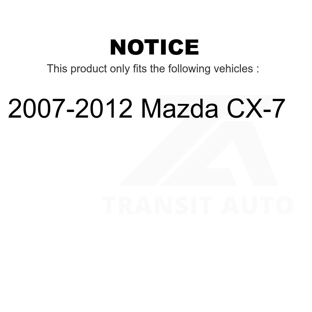 Front Wheel Bearing And Link Kit For 2007-2012 Mazda CX-7
