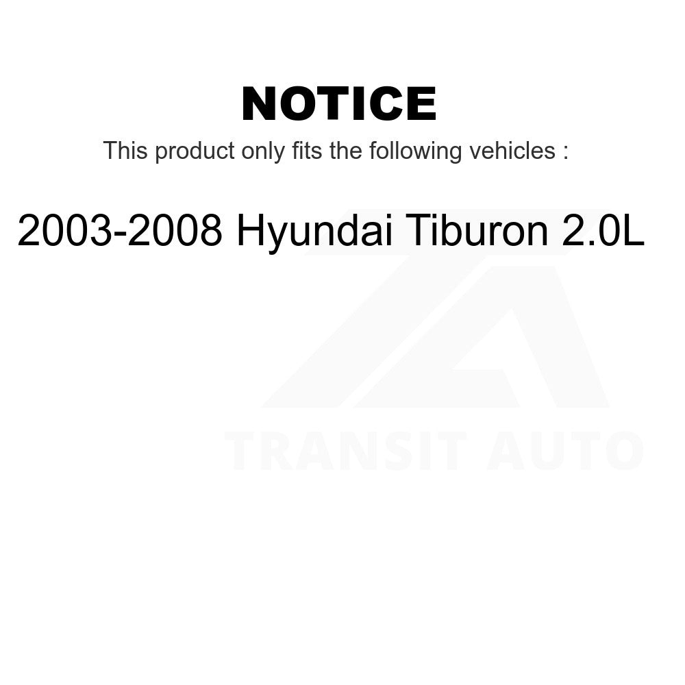 Front Wheel Bearing And Link Kit For 2003-2008 Hyundai Tiburon 2.0L