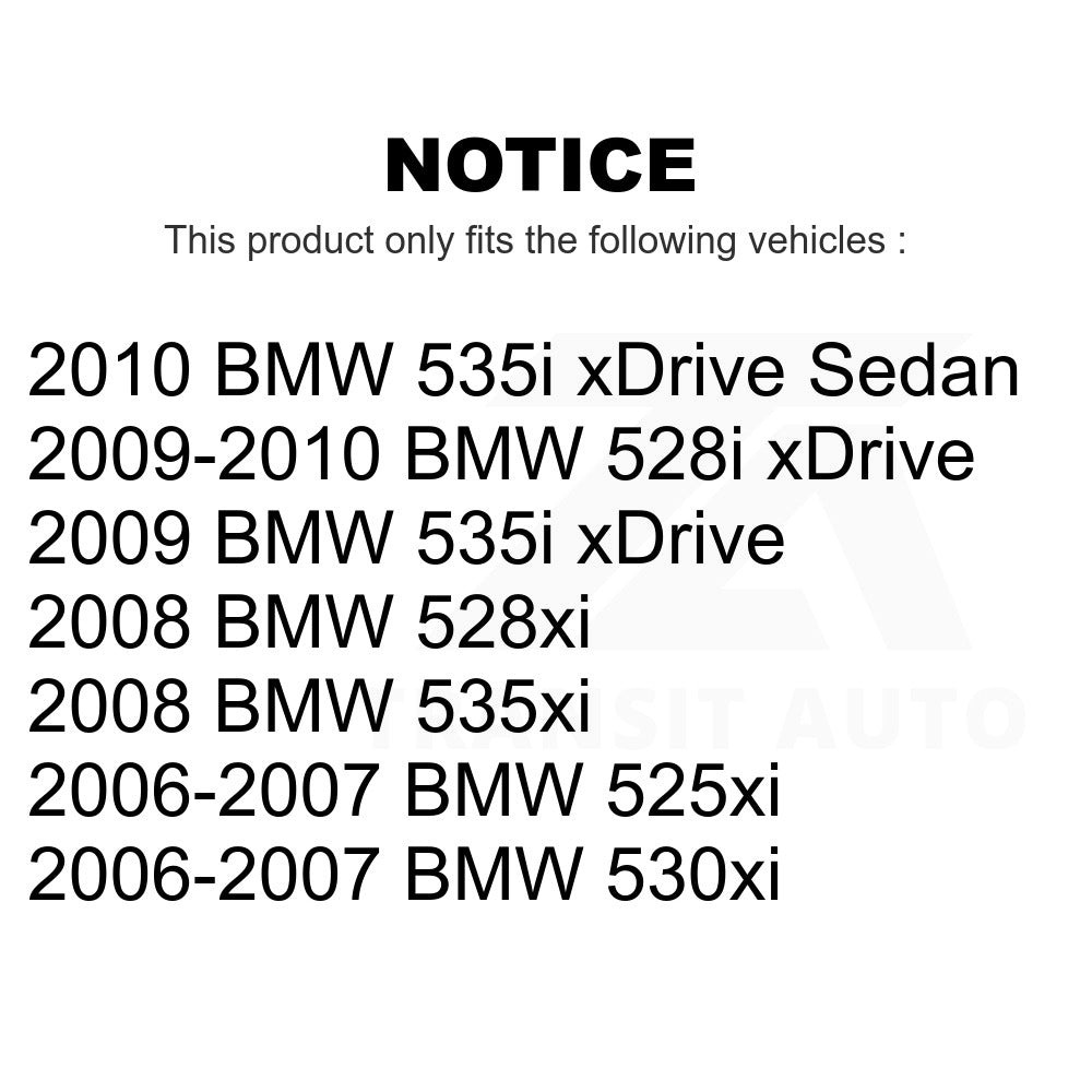 Front Wheel Bearing & Link Kit For BMW 530xi 535xi 528i xDrive 535i 528xi 525xi