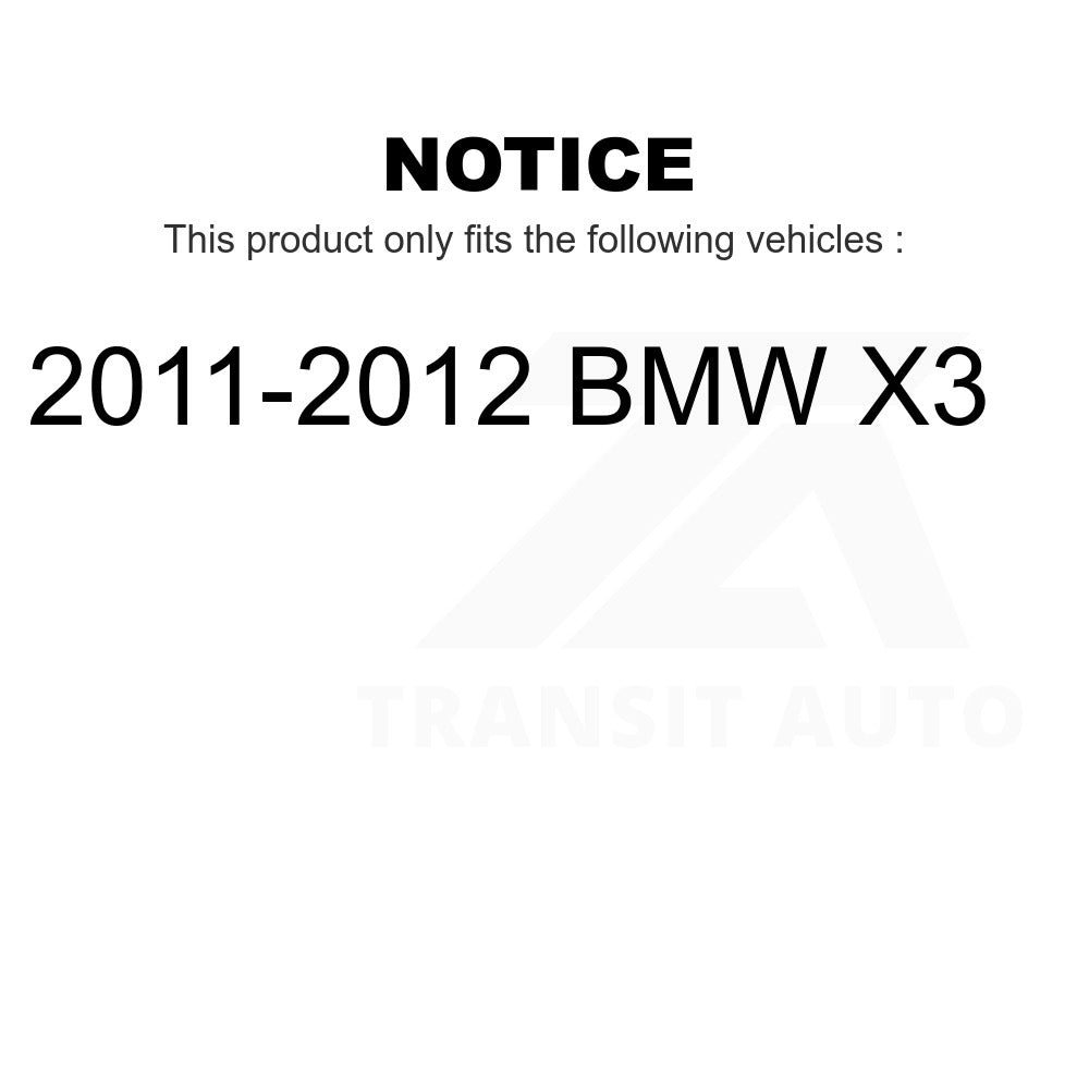 Front Wheel Bearing And Link Kit For 2011-2012 BMW X3