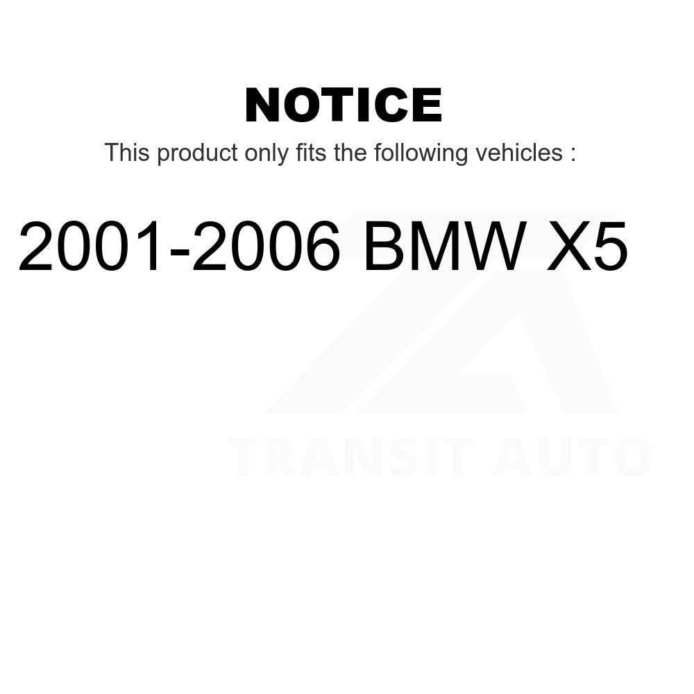 Front Wheel Bearing And Link Kit For 2001-2006 BMW X5