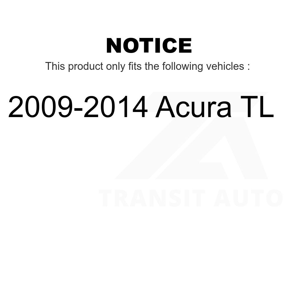 Front Wheel Bearing And Link Kit For 2009-2014 Acura TL