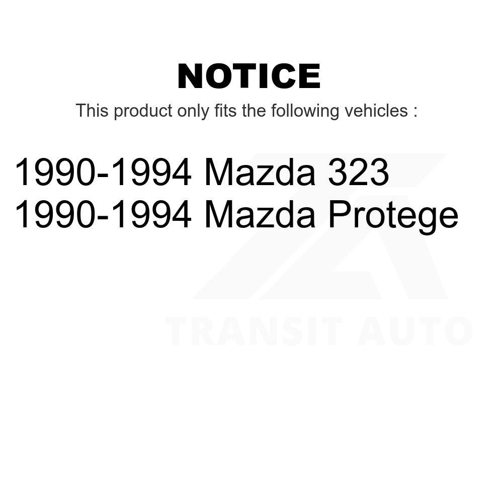 Front Wheel Bearing And Suspension Link Kit For 1990-1994 Mazda Protege 323
