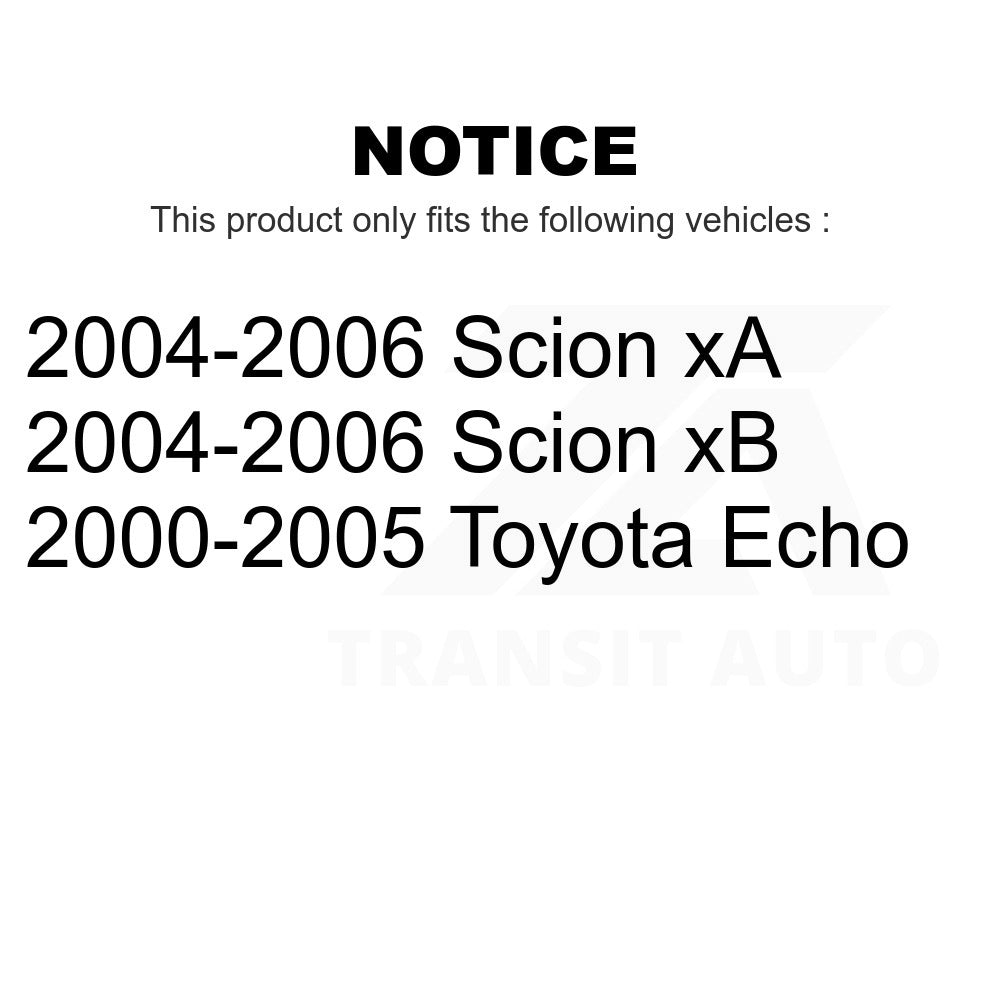 Front Wheel Bearing And Suspension Link Kit For Scion xB Toyota Echo xA