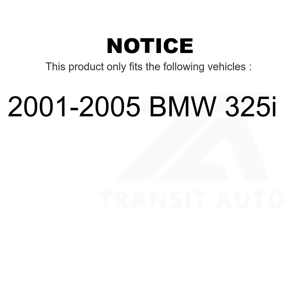 Front Wheel Bearing And Suspension Link Kit For 2001-2005 BMW 325i