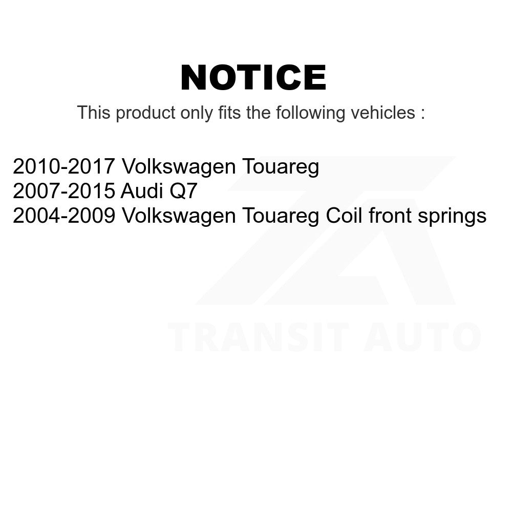 Front Wheel Bearing And Suspension Link Kit For Audi Q7 Volkswagen Touareg