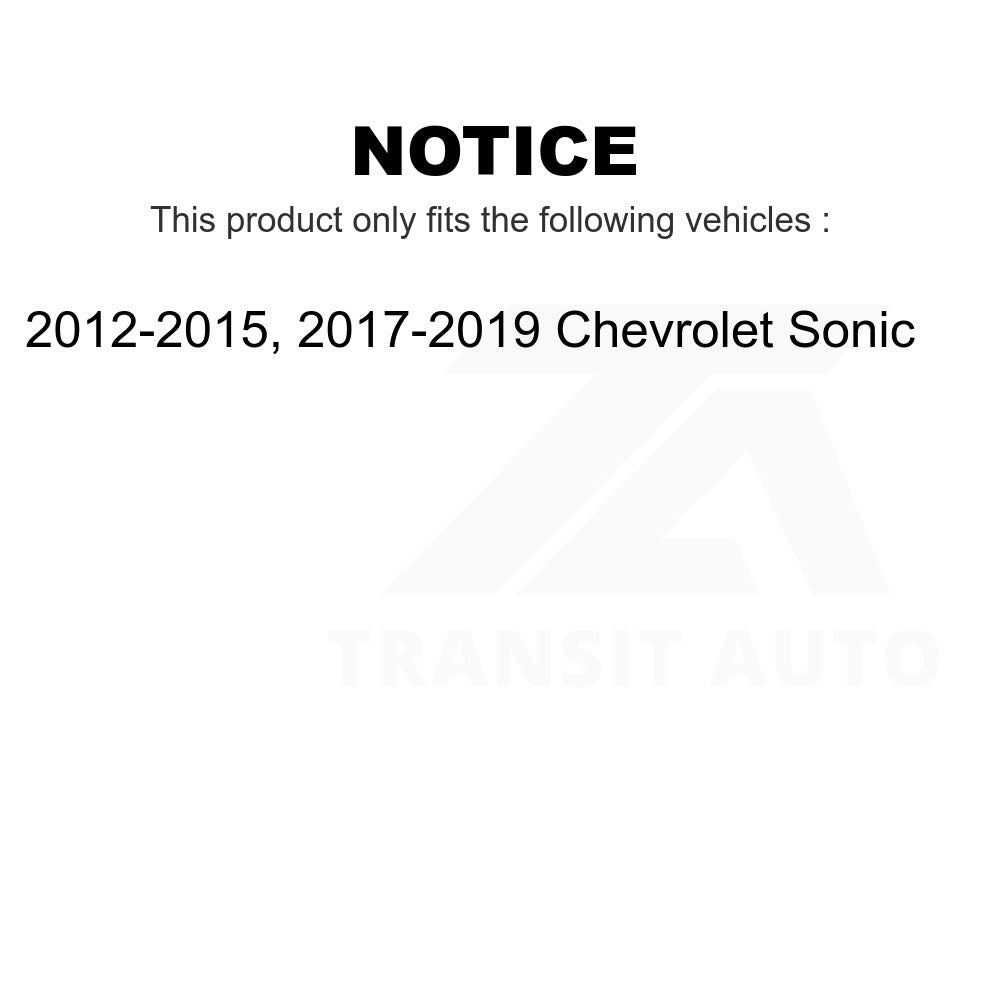 Front Wheel Bearing And Suspension Link Kit For Chevrolet Sonic