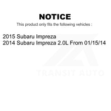 Charger l&#39;image dans la galerie, Front Hub Bearing Assembly And Link Kit For Subaru Impreza