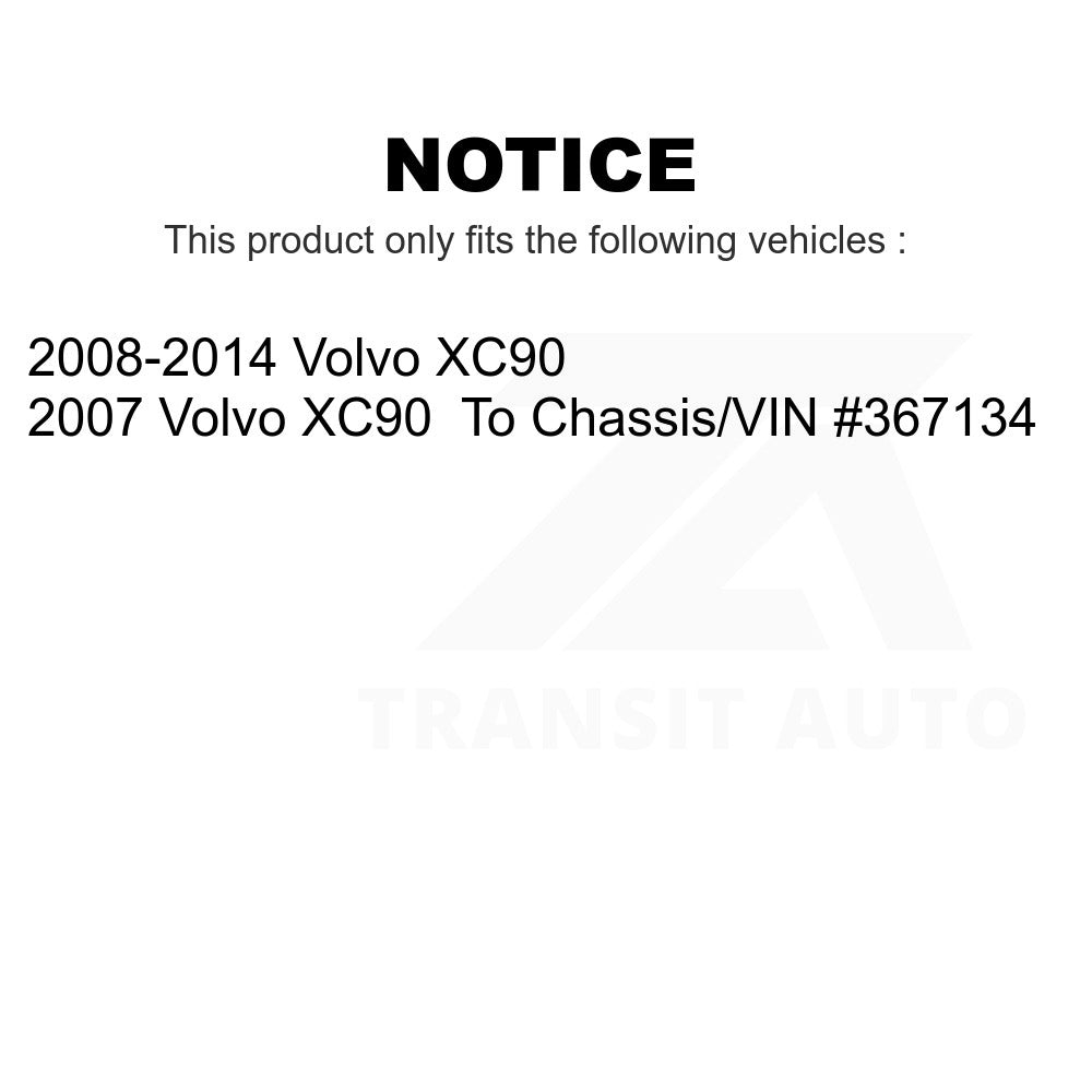 Front Wheel Bearing And Tie Rod End Kit For Volvo XC90