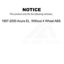 Load image into Gallery viewer, Front Wheel Bearing And Link Kit For 1997-2000 Acura EL Without 4 ABS