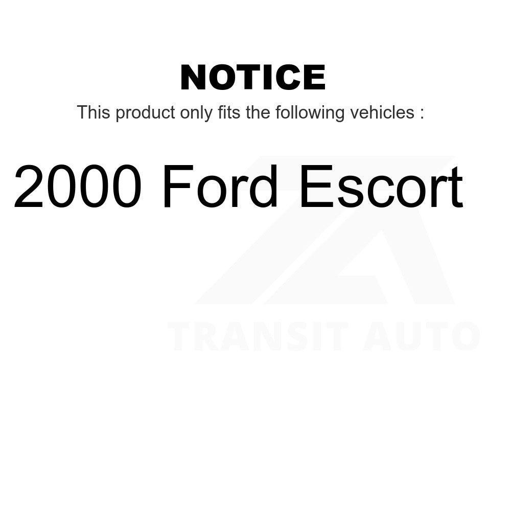 Front Wheel Bearing And Suspension Link Kit For 2000 Ford Escort