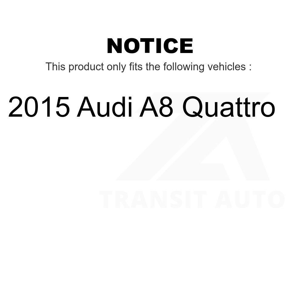 Front Wheel Bearing And Suspension Link Kit For 2015 Audi A8 Quattro