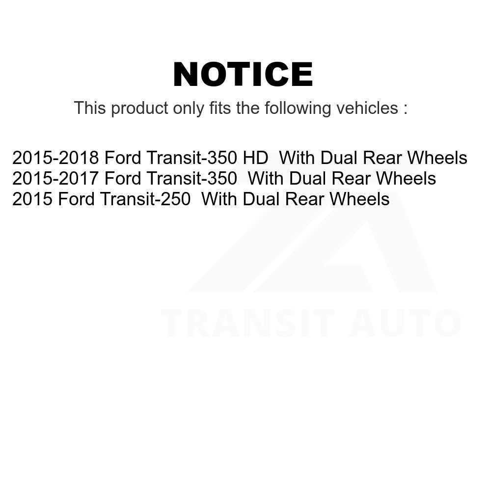 Front Hub Bearing Assembly And Link Kit For Ford Transit-350 Transit-250 HD