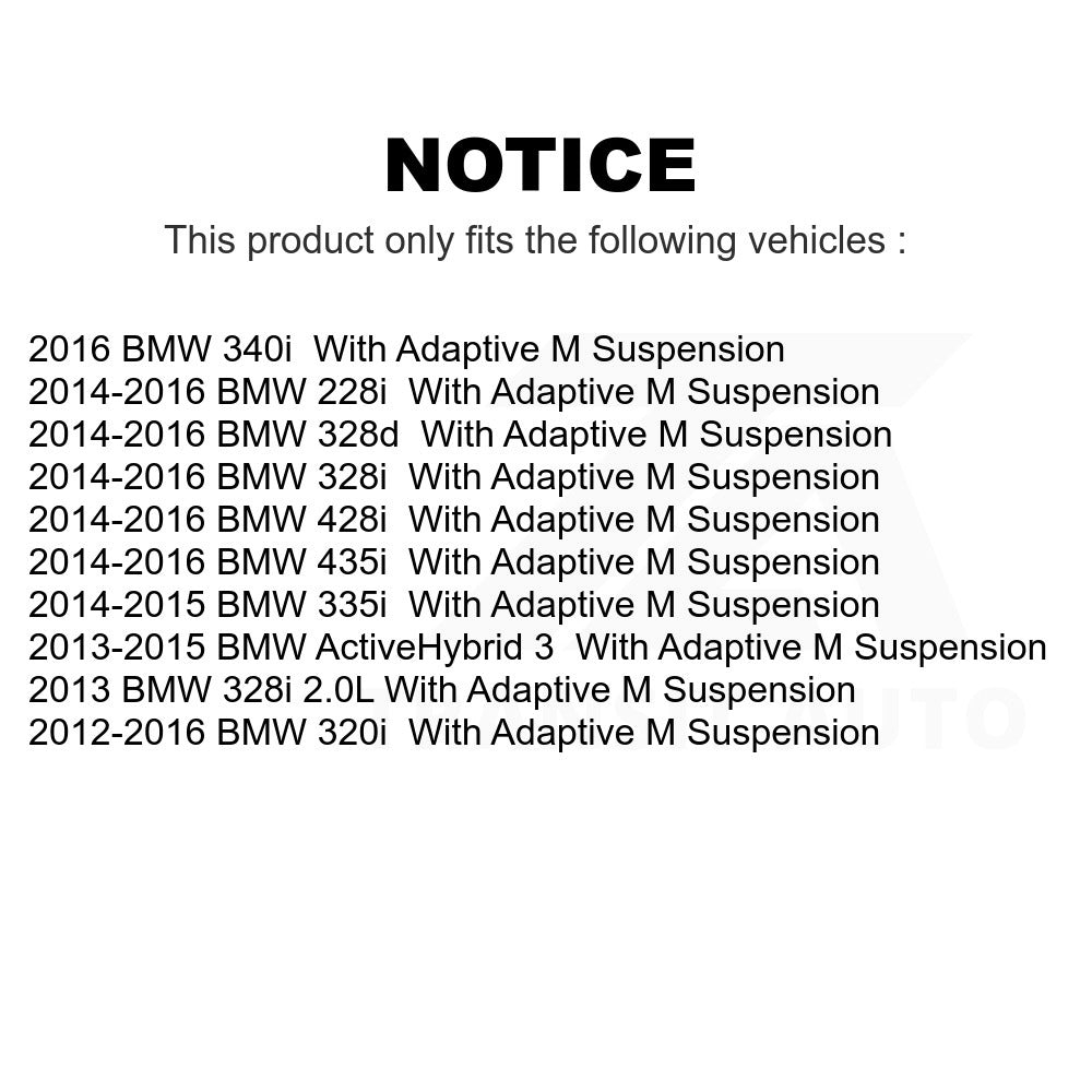Front Hub Bearing Assembly Link Kit For BMW 328i 320i 428i 435i 228i 335i 328d 3