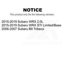 Load image into Gallery viewer, Front Hub Bearing Assembly And Link Kit For Subaru WRX STI B9 Tribeca