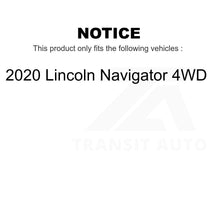 Load image into Gallery viewer, Front Wheel Bearing And Tie Rod End Kit For 2020 Lincoln Navigator 4WD
