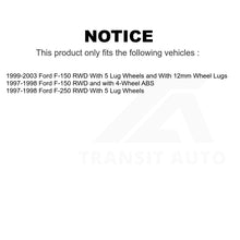 Load image into Gallery viewer, Front Disc Brake Rotors And Hub Assembly Pair For Ford F-150 F-250