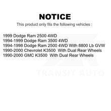 Charger l&#39;image dans la galerie, Front Disc Brake Rotors Pair For Dodge Ram 2500 K3500 3500 Chevrolet GMC