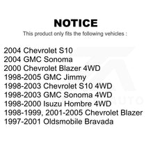 Charger l&#39;image dans la galerie, Front Disc Brake Rotor Pair For Chevrolet S10 Blazer GMC Sonoma Jimmy Oldsmobile