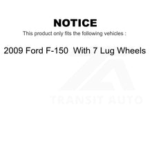 Load image into Gallery viewer, Front Disc Brake Rotors Pair For 2009 Ford F-150 With 7 Lug Wheels