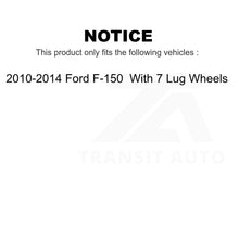 Load image into Gallery viewer, Front Disc Brake Rotors Pair For 2010-2014 Ford F-150 With 7 Lug Wheels