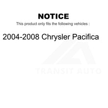 Load image into Gallery viewer, Front Disc Brake Rotors Pair For 2004-2008 Chrysler Pacifica