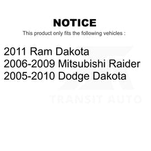 Load image into Gallery viewer, Front Disc Brake Rotors Pair For Dakota Dodge Mitsubishi Raider Ram