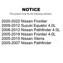 Load image into Gallery viewer, Front Disc Brake Rotor Pair For Nissan Frontier Pathfinder Xterra Suzuki Equator