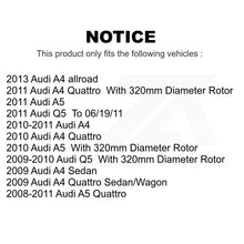 Load image into Gallery viewer, Front Disc Brake Rotors Pair For Audi A4 Quattro Q5 A5 allroad