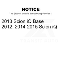 Load image into Gallery viewer, Front Disc Brake Rotors Pair For Scion iQ