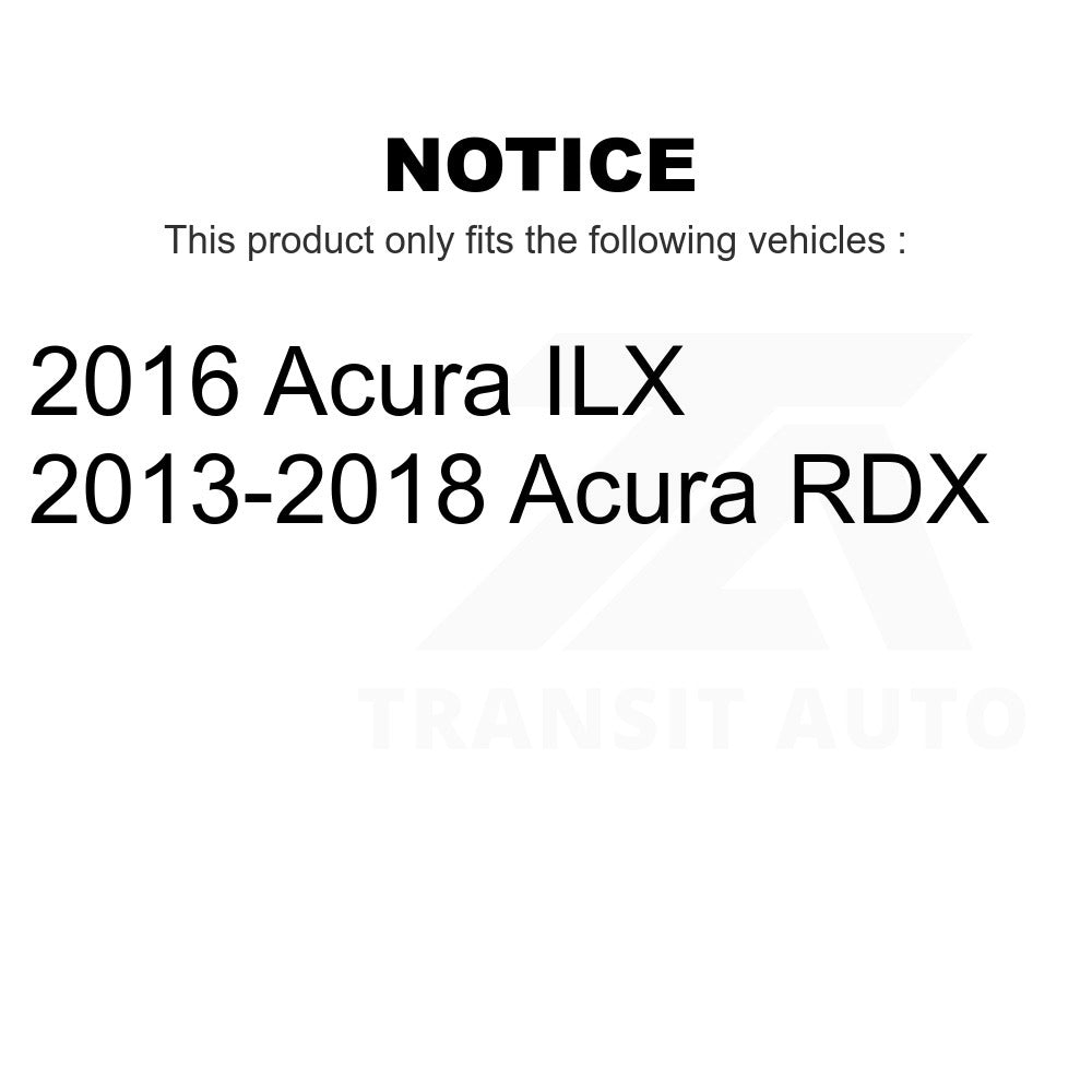 Front Disc Brake Rotors Pair For Acura RDX ILX