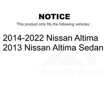 Load image into Gallery viewer, Front Disc Brake Rotors Pair For Nissan Altima