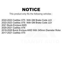 Load image into Gallery viewer, Front Disc Brake Rotors Pair For Cadillac XT5 Buick Enclave XT6