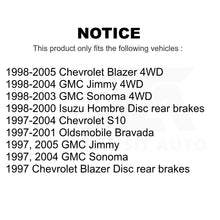 Load image into Gallery viewer, Rear Brake Rotor Pair For Chevrolet S10 Blazer GMC Sonoma Jimmy Oldsmobile Isuzu