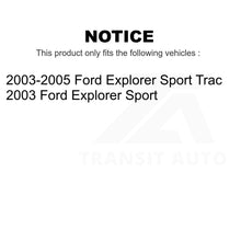 Load image into Gallery viewer, Rear Disc Brake Rotors Pair For Ford Explorer Sport Trac