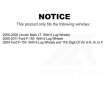 Load image into Gallery viewer, Rear Disc Brake Rotors Pair For Ford F-150 Lincoln Mark LT