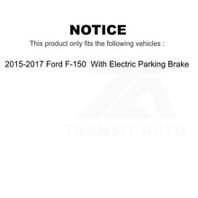 Load image into Gallery viewer, Rear Disc Brake Rotors Pair For 2015-2017 Ford F-150 With Electric Parking