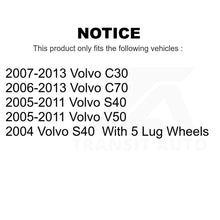 Load image into Gallery viewer, Rear Disc Brake Rotors Pair For Volvo S40 C70 C30 V50