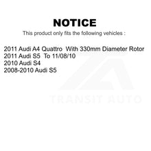 Load image into Gallery viewer, Rear Disc Brake Rotors Pair For Audi S5 A4 Quattro S4